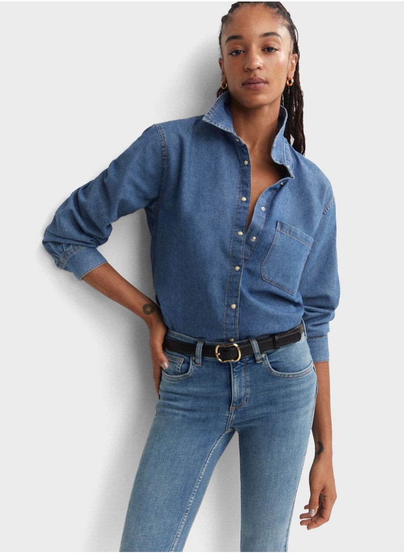 MANGO - High Waist Jeans - Image 1