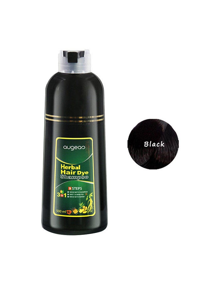Augeas Augeas 500ml Foam Herbal Hair Dye Shampoo Mild Non-irritating Natural Long-lasting No Black Scalp Hair Care  - Image 1