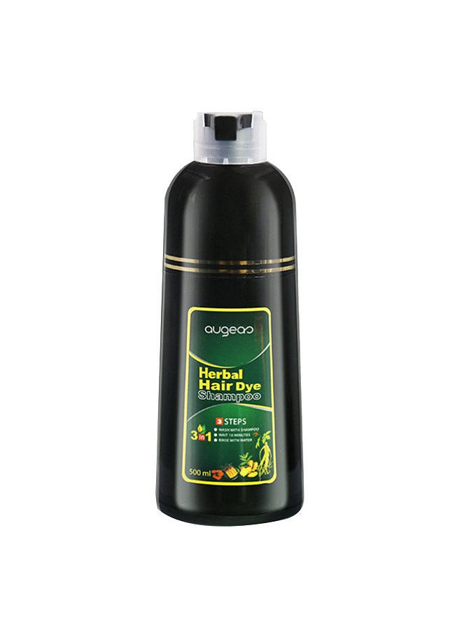 Augeas Augeas 500ml Foam Herbal Hair Dye Shampoo Mild Non-irritating Natural Long-lasting No Black Scalp Hair Care  - Image 2