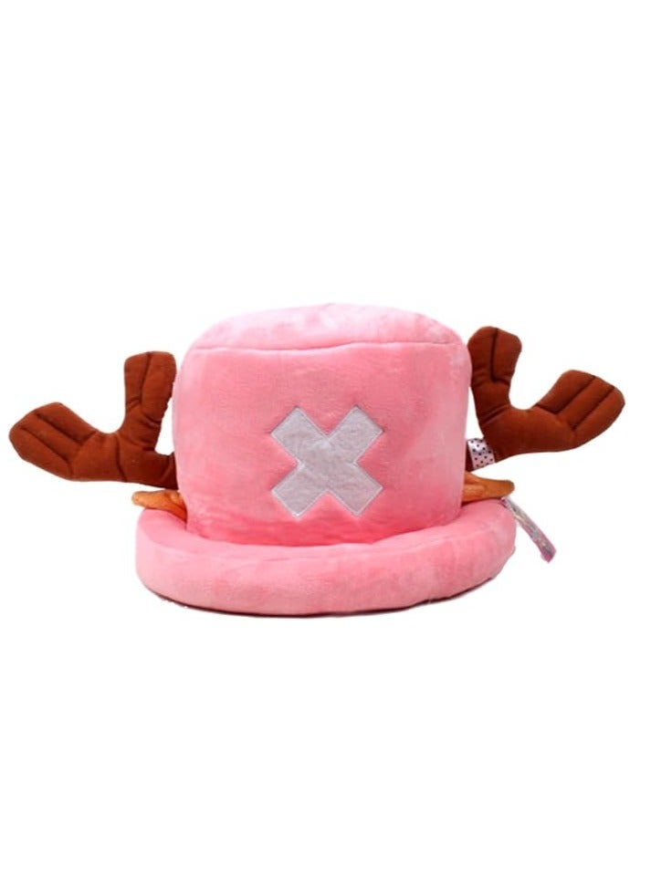 RATSAW 1 Piece Anime Hat Joba Chopper Cosplay Hat Winter Hat Anime Cartoon Character Hat for Adults and Children Joba Hat Pink  - Image 1