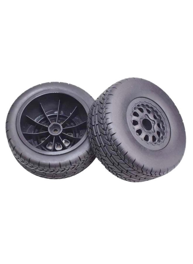 RC1:10 Short Truck Tire Huanqi 727 Prosperous Tang Thunder Magic Dhk8135 All-terrain Street Running Mountain Rat Wasteland Tire K1-Color:108mma Model 1 Piece  - Image 4