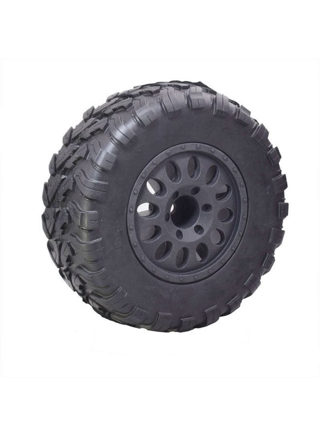 RC1:10 Short Truck Tire Huanqi 727 Prosperous Tang Thunder Magic Dhk8135 All-terrain Street Running Mountain Rat Wasteland Tire K1-Color:108mma Model 1 Piece  - Image 1