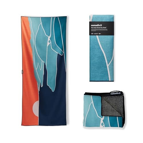 Nomadix Original Towel  Perfect for Beach Pool Travel Camping Yoga  Made with Recycled Materials  Super Absorbent  Sand Resistant  Big Sur  725x30