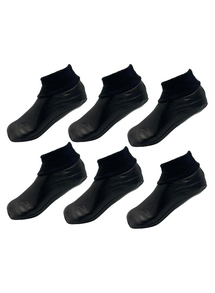 DeloPik 6 pair Baby Non Slip Socks, Kids Socks for Boys and Girls, Anti Skid Floor Socks indoor Foot Cover 8-10 years - Image 1
