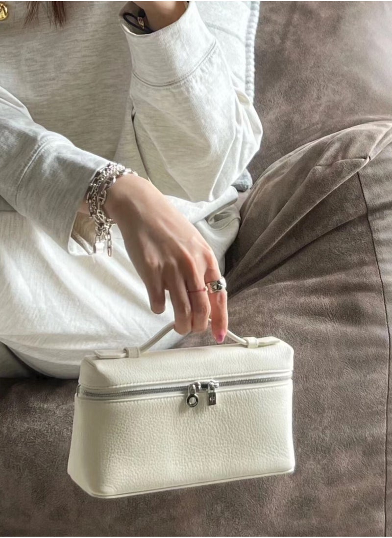 LP Loro Piana Lunch box small square bag Single shoulder handbag crossbody bag  - Image 3