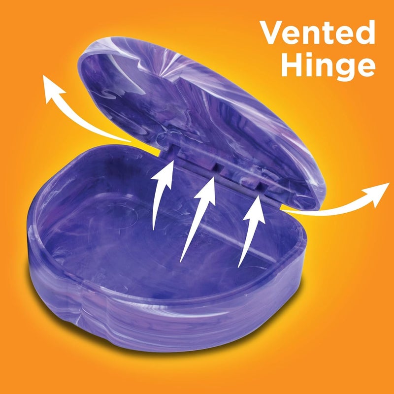 Practicon Marble Retainer Cases with Labels, Assorted Colors, 24 Pack - Image 4