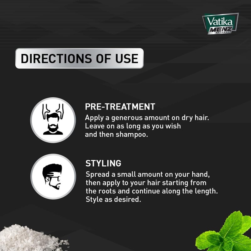 فاتيكا كريم تصفيف الشعر فاتيكا ناتشورالز مينز المضاد للقشرة مع تأثير التبريد - 140 مل × 2 | غني بالمنثول ومعادن البحر الميت | مع تأثير التبريد - عبوة اقتصادية من قطعتين - Image 5