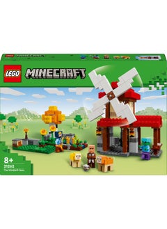 LEGO Minecraft The Windmill Farm Video-Game Set Gift 21262 Building Toy Set (462 Pieces)  - Image 2
