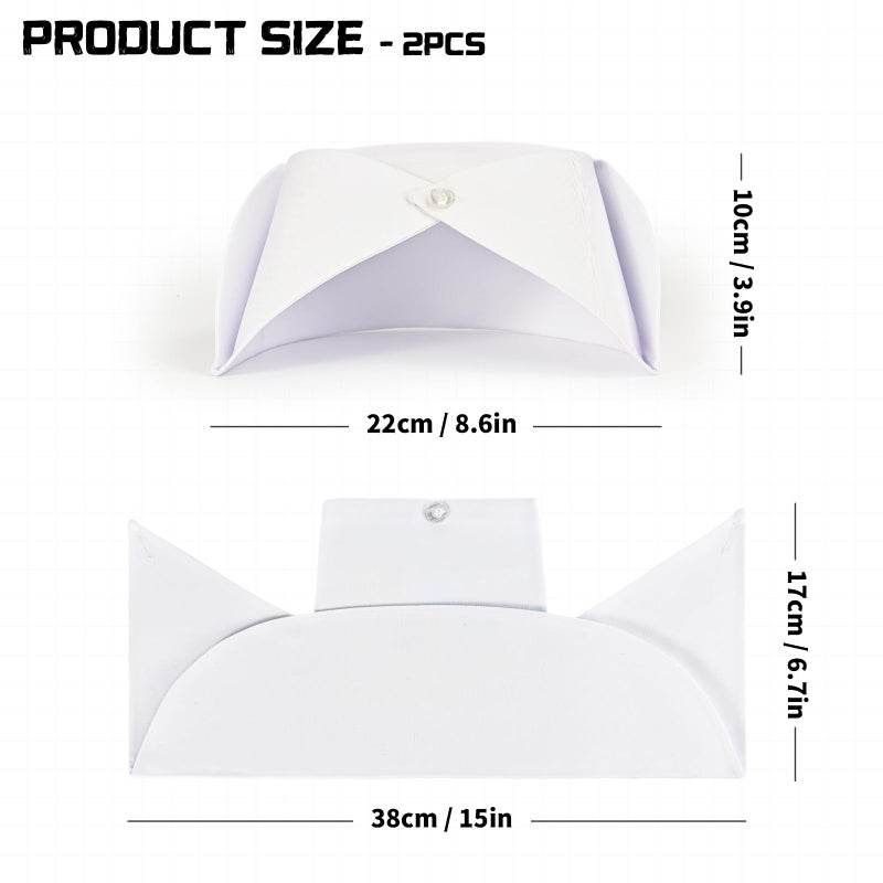 zhcoy 2 pcs Nurse Hat Headband Nurse Cap Costume (White) - Image 2