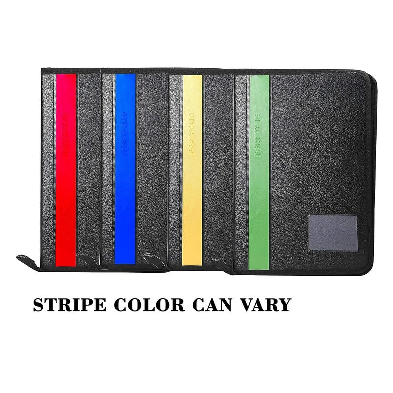 ECLET حافظات ملفات جلدية متعددة الاستخدامات للمحترفين للشهادات وحامل الوثائق وحقيبة الوثائق ومحفظة الملفات بحجم قانوني مع 20 غلافاً - Image 5