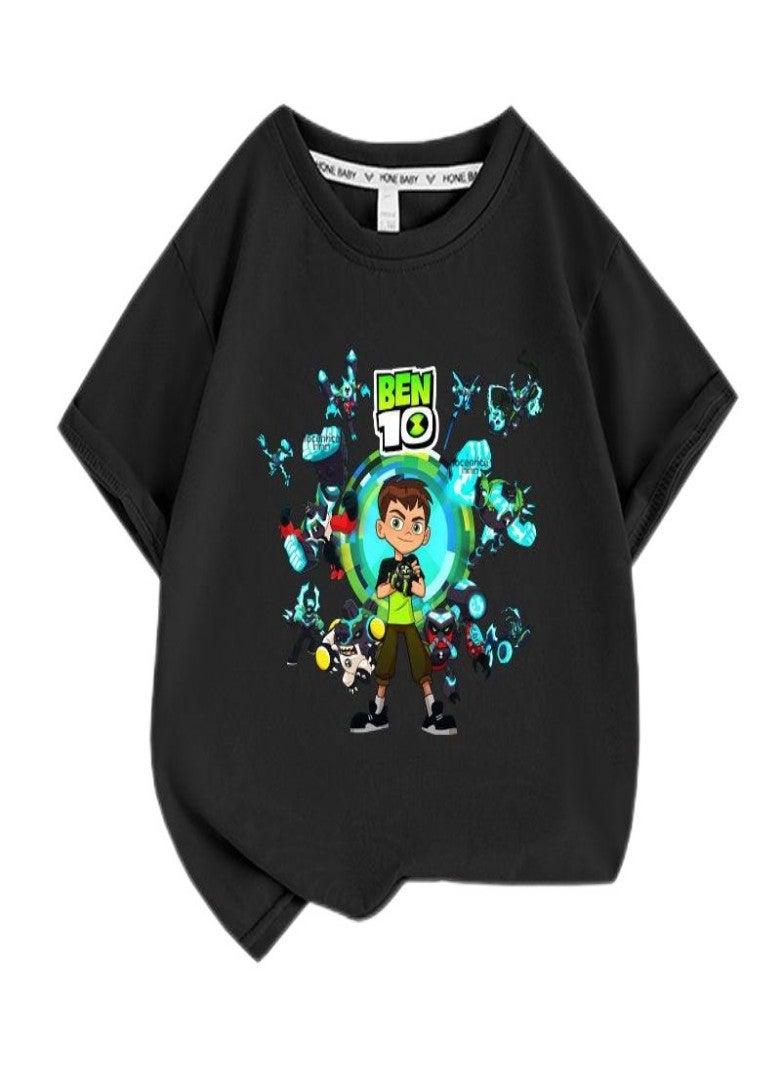 BEN 10 Unisex Short Sleeve Stylish Top TShirt cotton Tee for Boys Girls Kid Children - Image 1