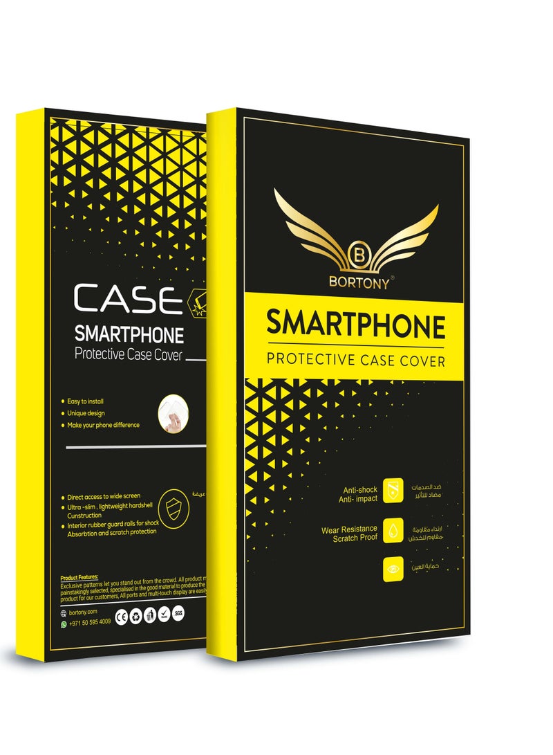 BORTONY Protective Case Cover With Finger Grip Stand For Samsung Galaxy A22 - Image 4