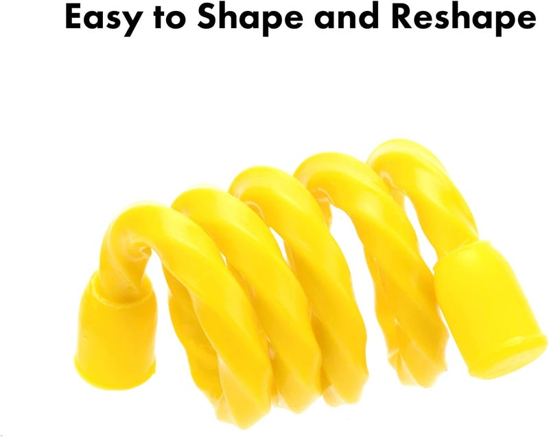 GESIPOR 10 PCS 18-Inch Silicone Cable Ties - Reusable Rubber Twist Ties Bendable Cable Ties for Bundling and Holding, All Purpose Cord Tie for Indoor and Outdoor(5 Colors) - Image 4