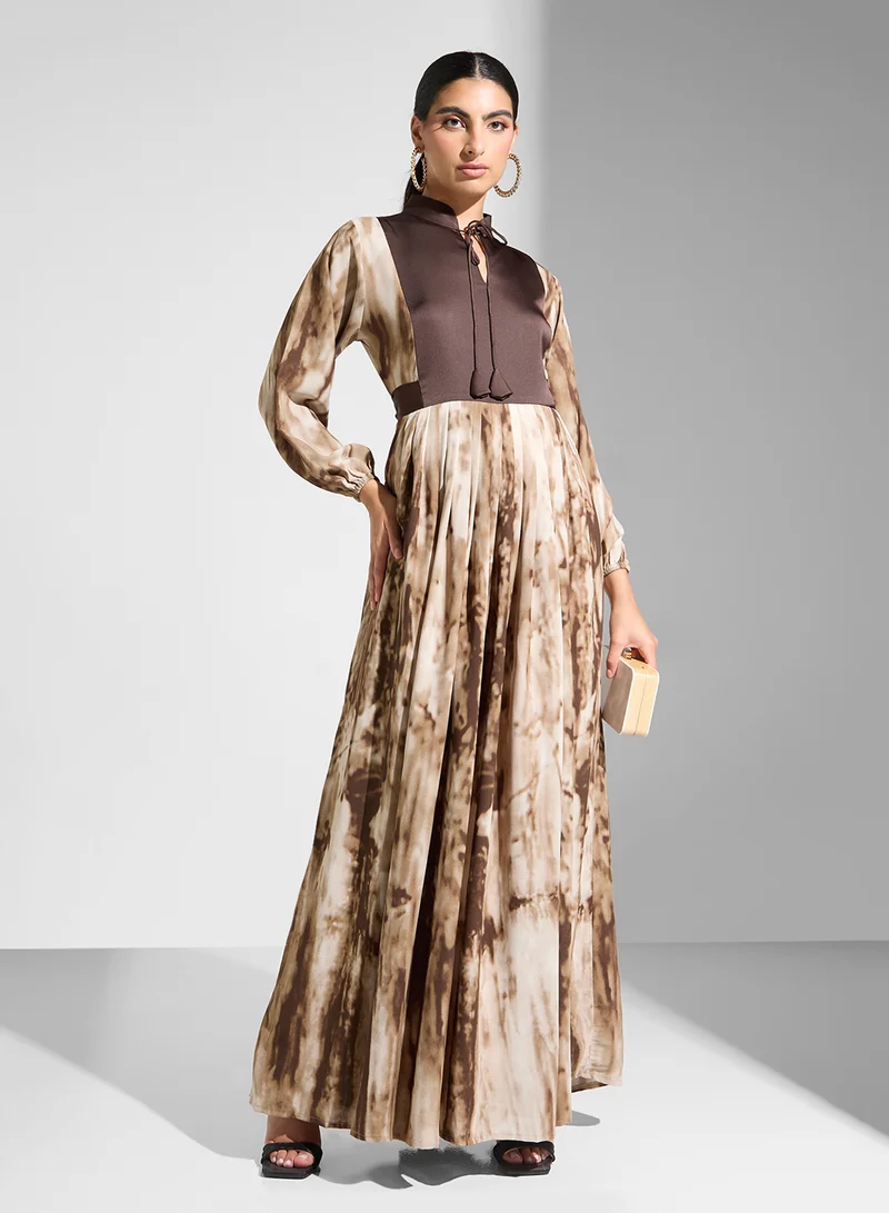 Golden Apple Jalabiya Dress