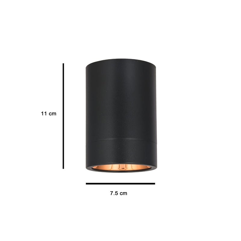 SEER 12W Wall Light LED Downlight Spot Light Round Surface Mounted Aluminium Body Black for Kitchen Hallway Entryway Foyer - Image 3
