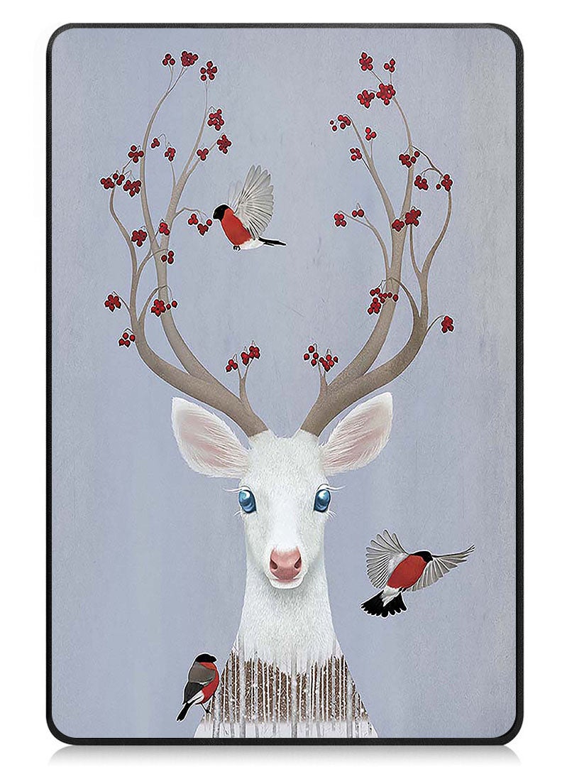 Theodor Protective Flip Case For Xiaomi Redmi Pad SE With Trifold Stand Auto Wake Sleep Shockproof Cover Deer horns - Image 1