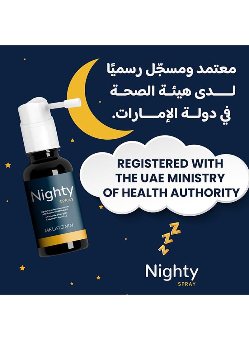 GlowRadiance Nighty Spray Melatonin 30ml sleep spray night spray - Image 4
