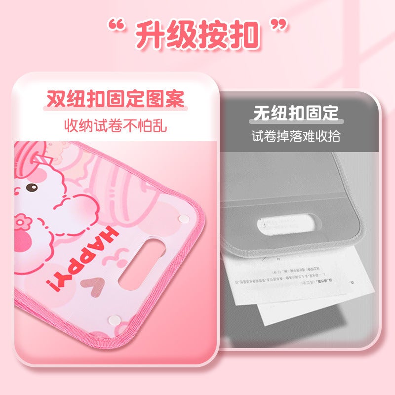 Portable Organ Bag A4 Student Multi-Layer Organ Clip Briefcase Subject Classification Test Paper Storage Bag Folder - Image 4
