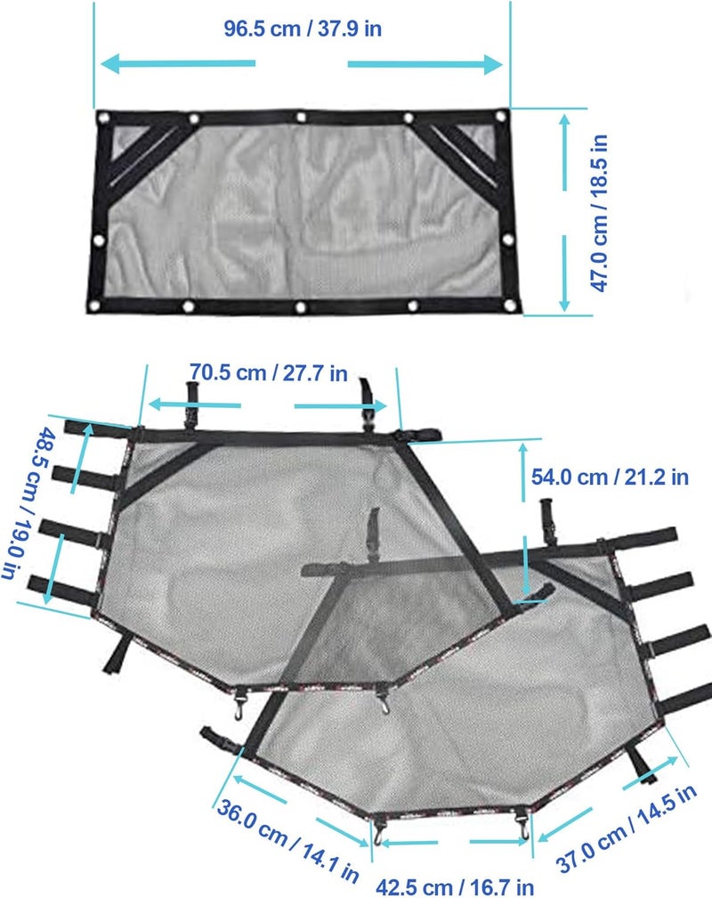 Goldfire UTV Window Mesh Net Cover - Image 2