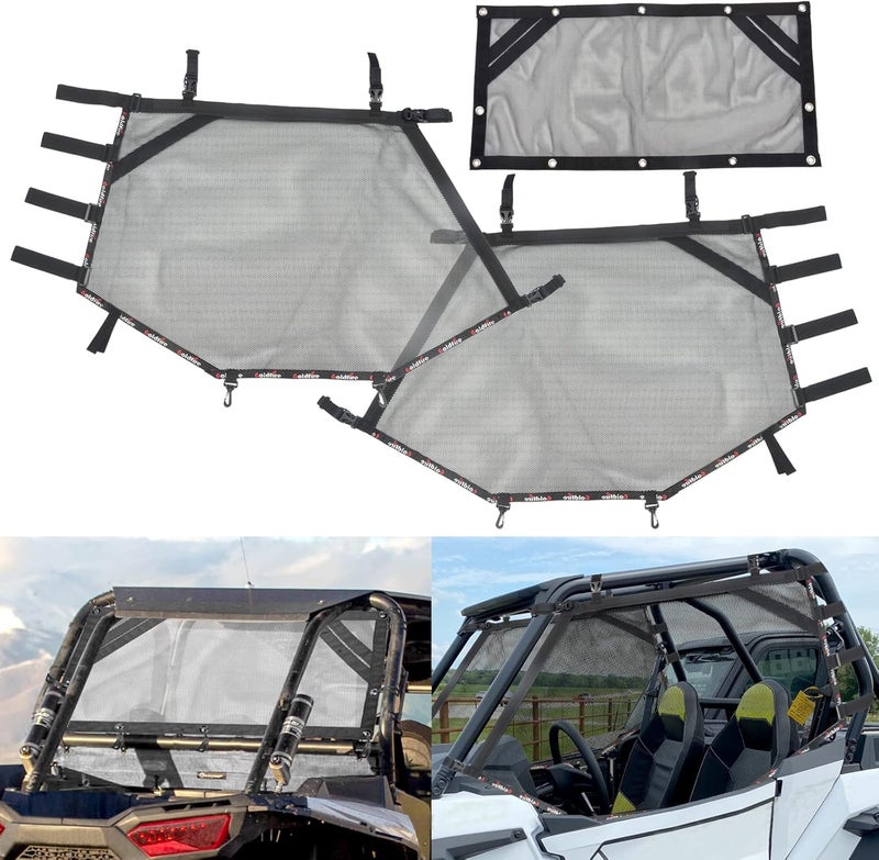 Goldfire UTV Window Mesh Net Cover - Image 1