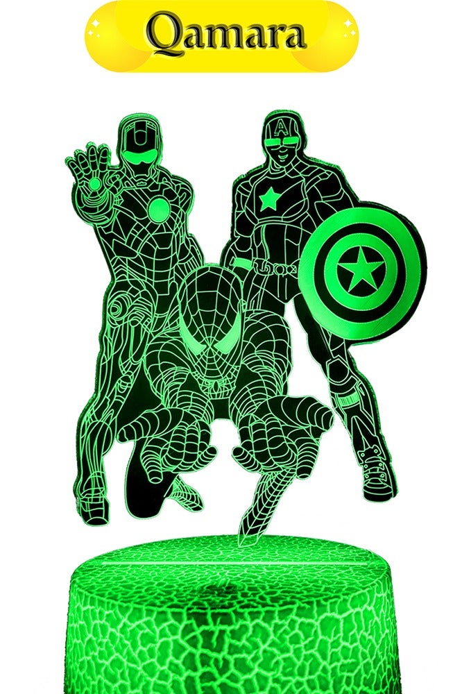 QAMARA 3D sci-fi characters, bring you visual impact. Spider-Man, Iron Man, Captain America, very cool on the desktop.  - Image 1