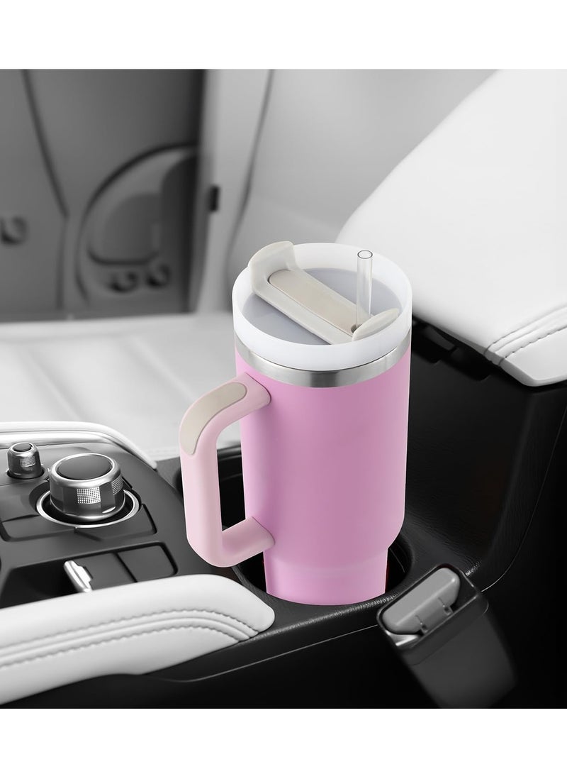 1200ml Tumbler with Handle Large 40 oz Water Bottle Insulated Tumbler with Lid and Straw - Image 4