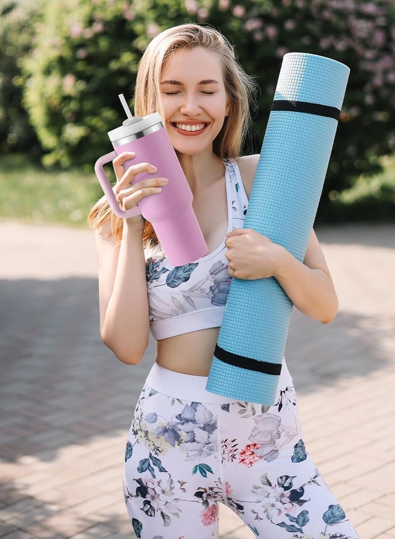 1200ml Tumbler with Handle Large 40 oz Water Bottle Insulated Tumbler with Lid and Straw - Image 5