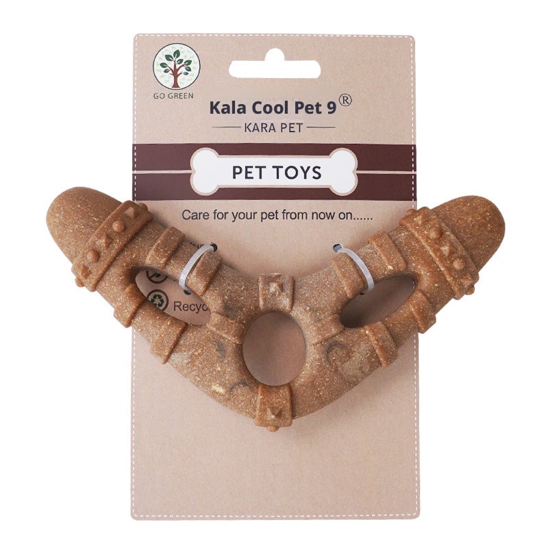 Dog Bone Chew Toy, Dental Stick, Tough, Self-Entertaining for Small Medium Dogs - Image 1
