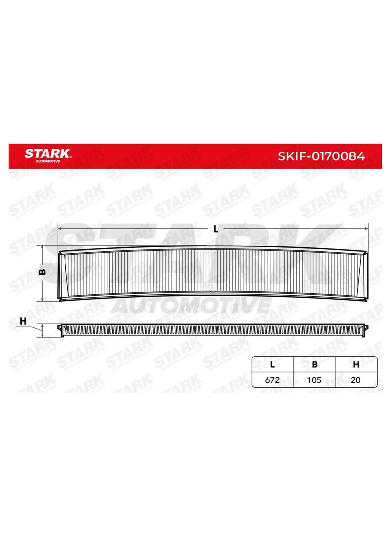Stark STARK - POLLEN FILTER / CABIN FILTER FOR BMW - 64319257504 / 64319216591 / 64311000004 / 64318361899 / 64319071934  - Image 4
