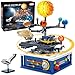 Sitodier Solar System Building Toy with Light 758pcs Space Exploration Building Toys with Rotatable Plants Educational Science Astronomy STEM Toy Beautiful Gifts for Boys Girls Ages 6 Years Kids - Image 3