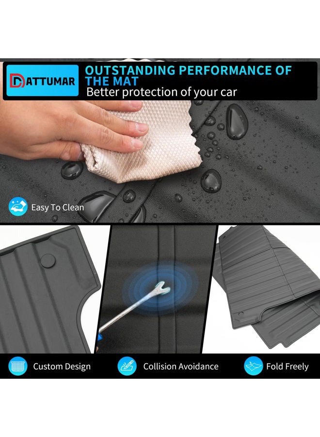 Dattumar Truck Bed Mat Tailgate Mat Compatible with 2021-2025 Ford F150 or F150 Lightning 5.5Ft Bed All Weather Protection TPE Accessories (21-25 F150 & Lightning 5.5FT) - Image 4
