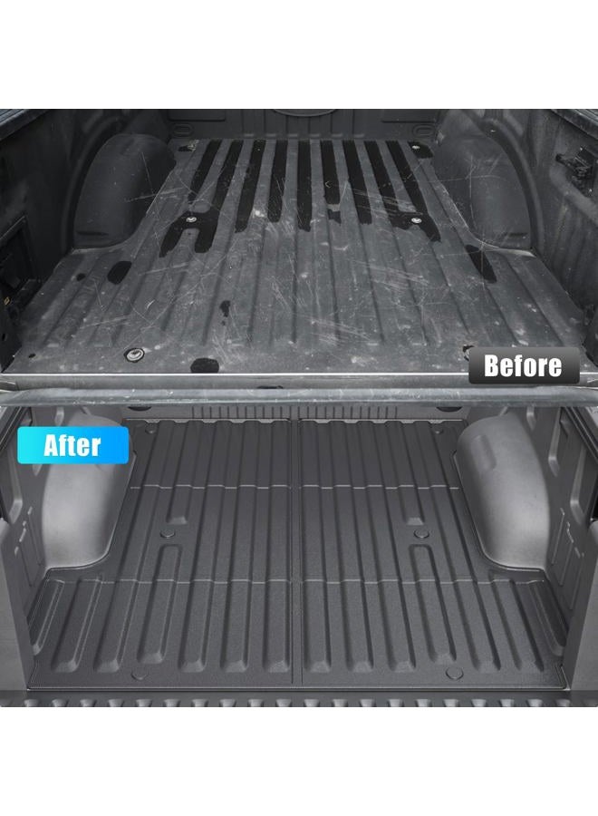 Dattumar Truck Bed Mat Tailgate Mat Compatible with 2021-2025 Ford F150 or F150 Lightning 5.5Ft Bed All Weather Protection TPE Accessories (21-25 F150 & Lightning 5.5FT) - Image 2