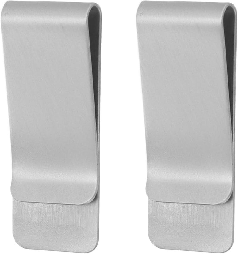 Arabest Silver Stainless Steel Money Clip And Credit Card Holder For Men Durable Stylish - Image 3