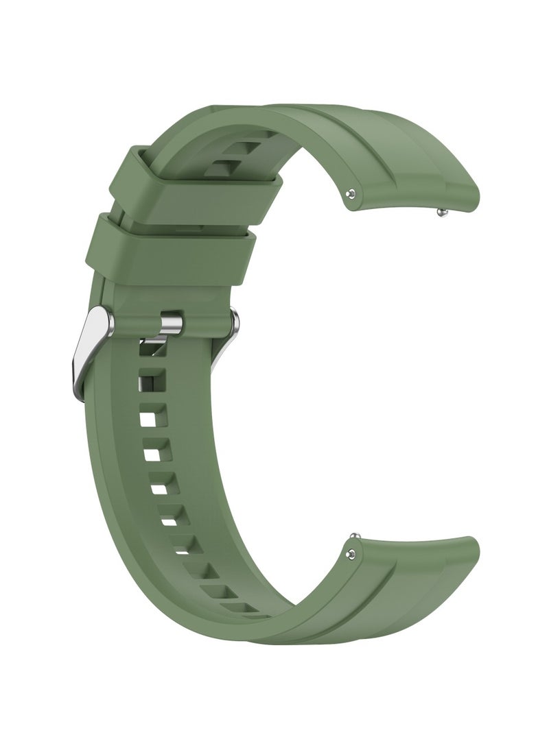22MM Straps Compatible with Huawei Watch GT5(46MM)/GT4(46MM)/GT3(46MM)/GT3 Pro(46MM)/GT2(46MM)/GT2e(46MM)/GT/GT Runner,Huawei Watch 4/4 Pro/3/3 Pro,Honor Watch 4 Pro/GS3/Magic Watch 2,Soft Silicone Band for Men, Women,Green - Image 4