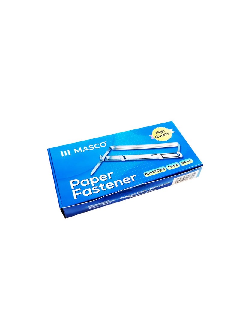 ماسكو مشبك ورق معدني، عبوة تحتوي على 50 قطعة - Image 1