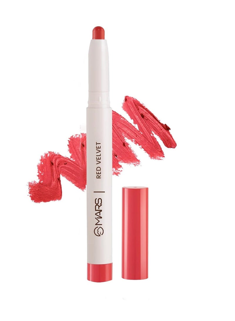 مارس قلم تلوين الشفاه بوبينز طويل الأمد قابل للسحب 1.3 جم 20 RED VELVET - Image 1