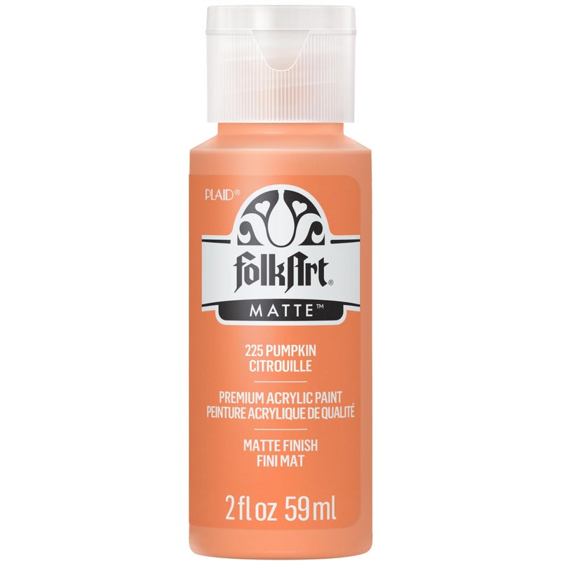 FolkArt Acrylic Paint in Assorted Colors 2 oz 225 Pumpkin