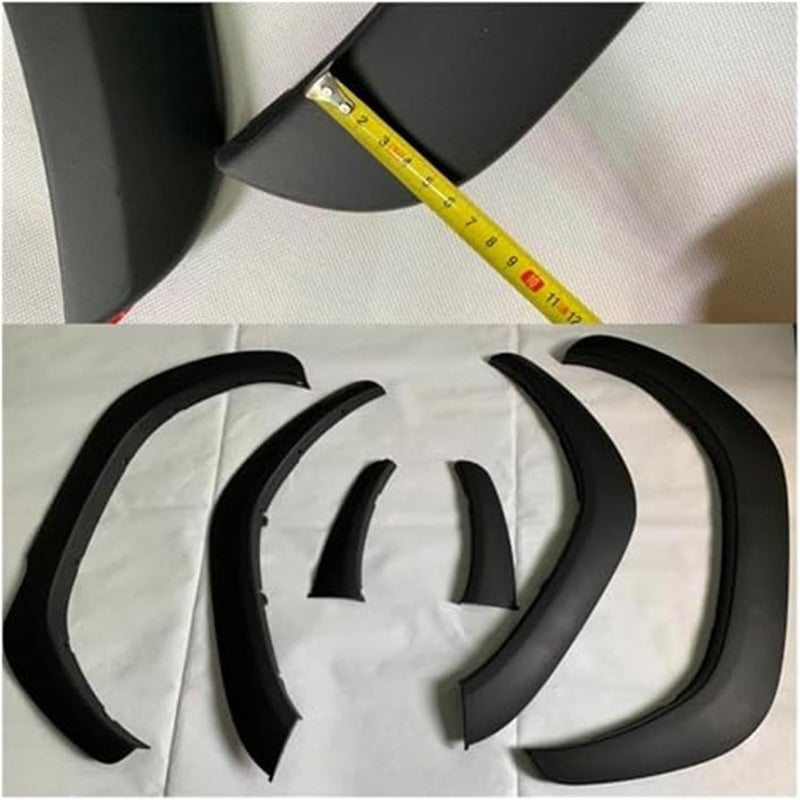 Wivplex Matte Black Wheel Arch Fender Flares for Toyota Hilux - Image 2