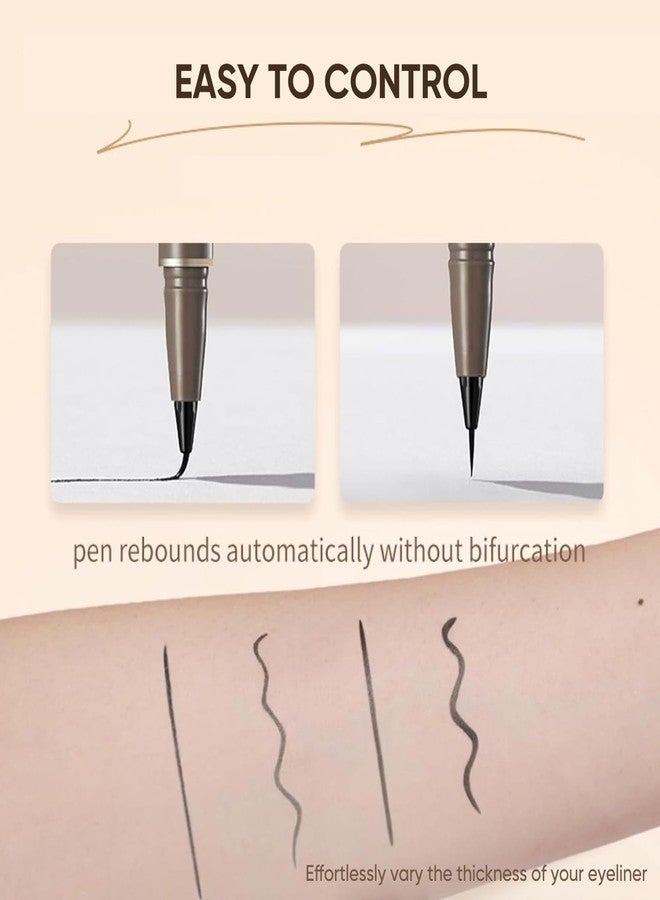 JUDYDOLL Ultra-Fine Liquid Eyeliner - Precision Tip for Flawless Application, Long-Lasting & Smudge-Proof, Quick-Drying, Waterproof, Ideal for Beginners (#01 Black) - Image 3