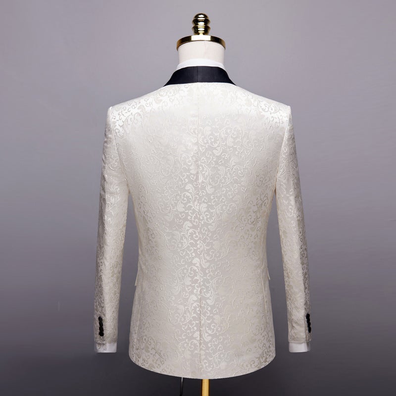 Fashion Floral Cloth Fancy Suit 4 Color Optional Single Western Bulk Suit Number 969 Single Western P160 - Image 4