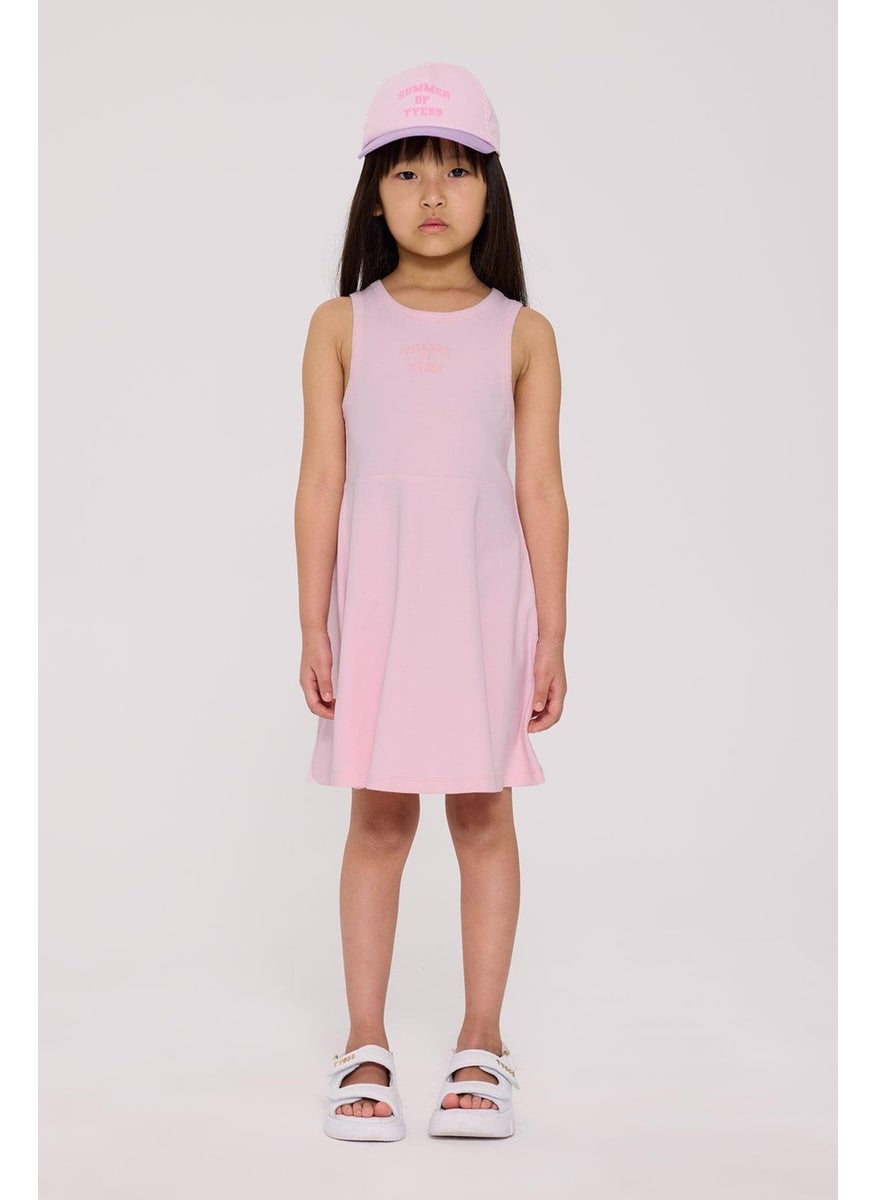 Tyess Basic Bg Store Girl Pink Dress  - Image 1