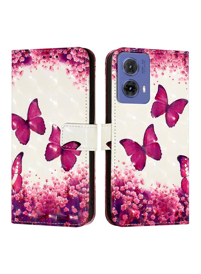 اس-توب جراب لهاتف Motorola Moto G85، جراب جلدي أفقي بتصميم ثلاثي الأبعاد - Image 2