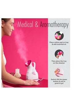 Health Sense HealthSense Steamer for Cold and Cough, Vaporizer and Steamer for Face steam  - Image 4