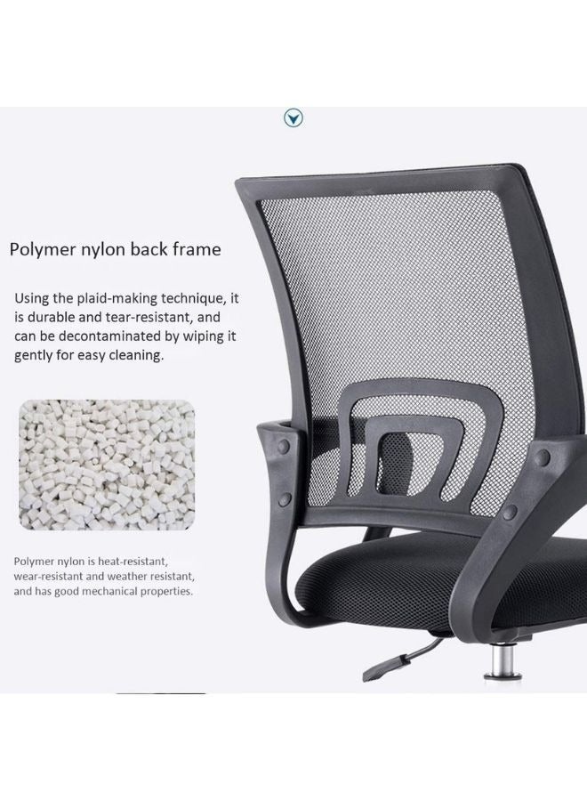 كستم ديكو كرسي مكتب تنفيذي شبكي قابل للدوران 360 درجة بتصميم مريح | كرسي مكتب قابل لتعديل الارتفاع مع دعم للفقرات القطنية | كرسي كمبيوتر للمنزل والمكتب | أخضر - Image 5
