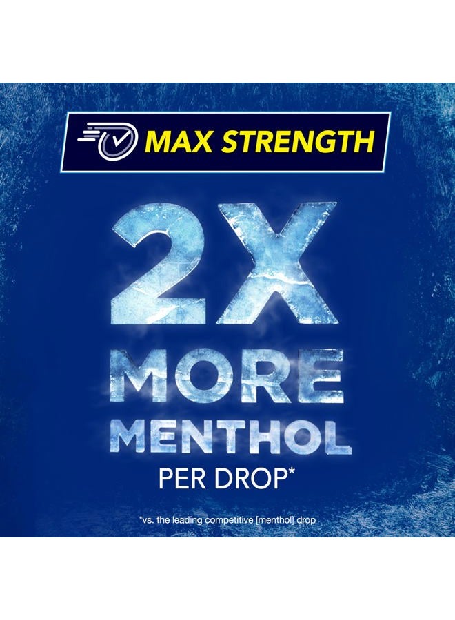 Vicks VapoCool Severe Medicated Sore Throat Drops, Max Strength Menthol, Soothes Sore Throat Pain, Winterfrost Flavor, 45ct - Image 3
