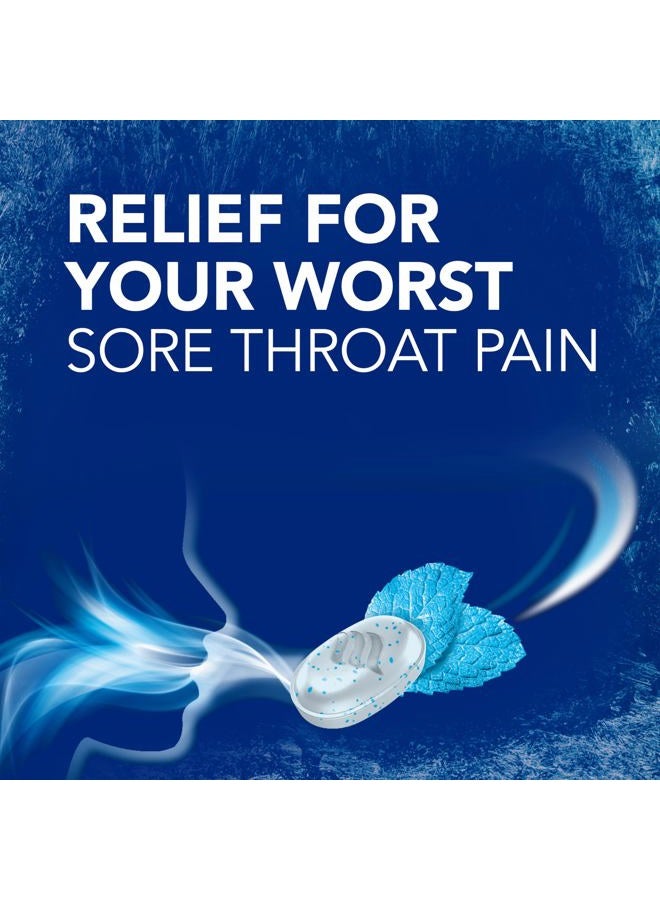 Vicks VapoCool Severe Medicated Sore Throat Drops, Max Strength Menthol, Soothes Sore Throat Pain, Winterfrost Flavor, 45ct - Image 5