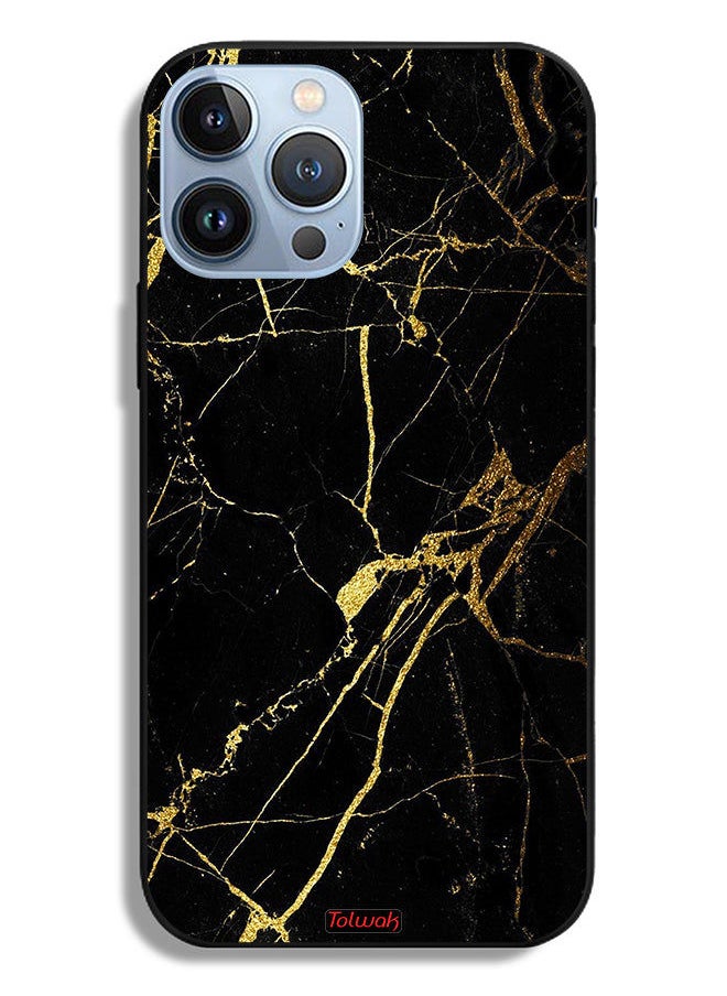 Tolwak - Apple iPhone 13 Pro Max Protective Case Crack Marble - Image 1