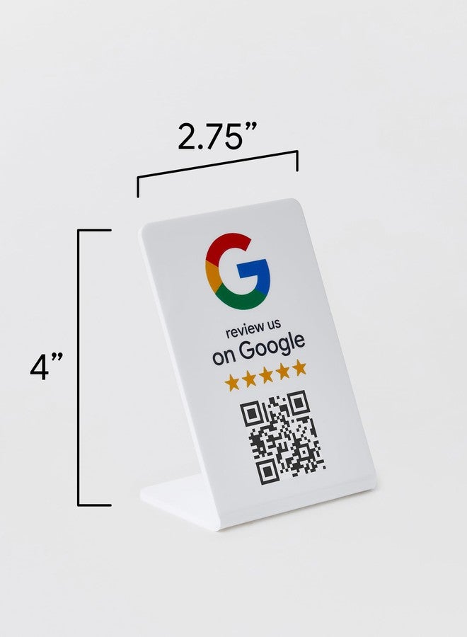 ProsperQR - حامل مراجعات جوجل - تقنية NFC ورمز الاستجابة السريعة، سهل الإعداد، لجميع الشركات (عبوة من 3 قطع) - Image 5