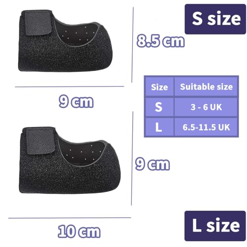 Obtheleg Heel Pad Breathable Gel Heel Cups Heel Pain Relief Foot Care Products Foot Support for Men Women (S size) - Image 2