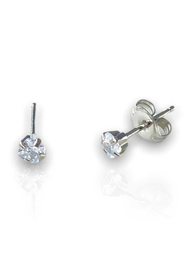 آير جير قرط من الفولاذ المقاوم للصدأ 316L مرصع بالزركونيا المكعبة - Image 2